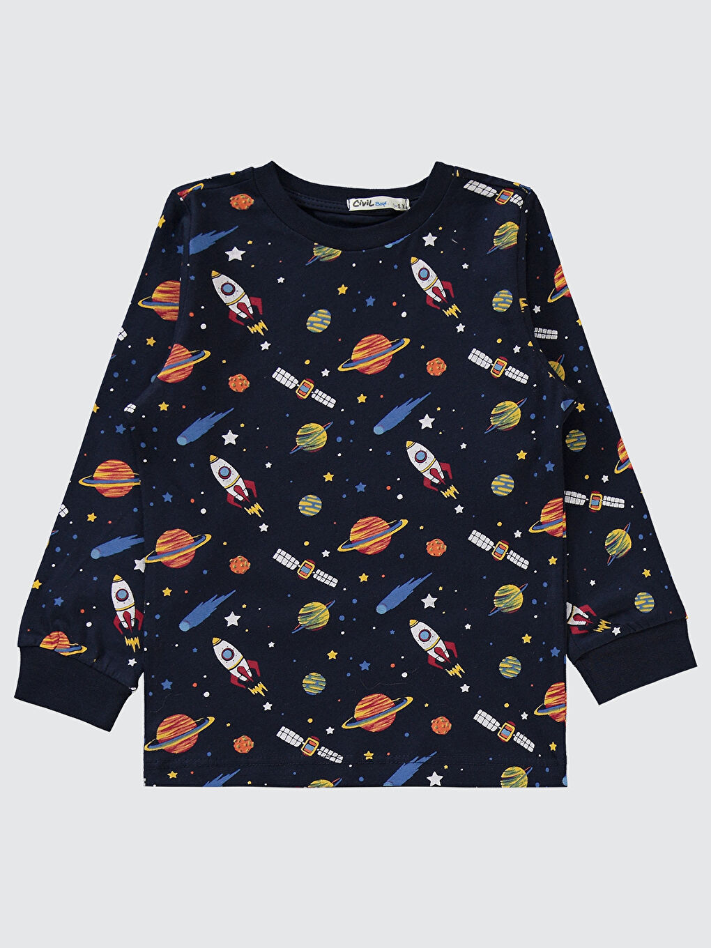 Boys Erkek Çocuk Pijama Takımı 2-5 Yaş Lacivert-2