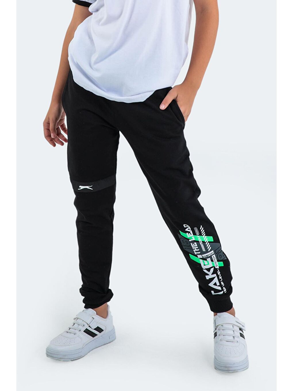 DEVAN Unisex Çocuk Eşofman Altı Siyah