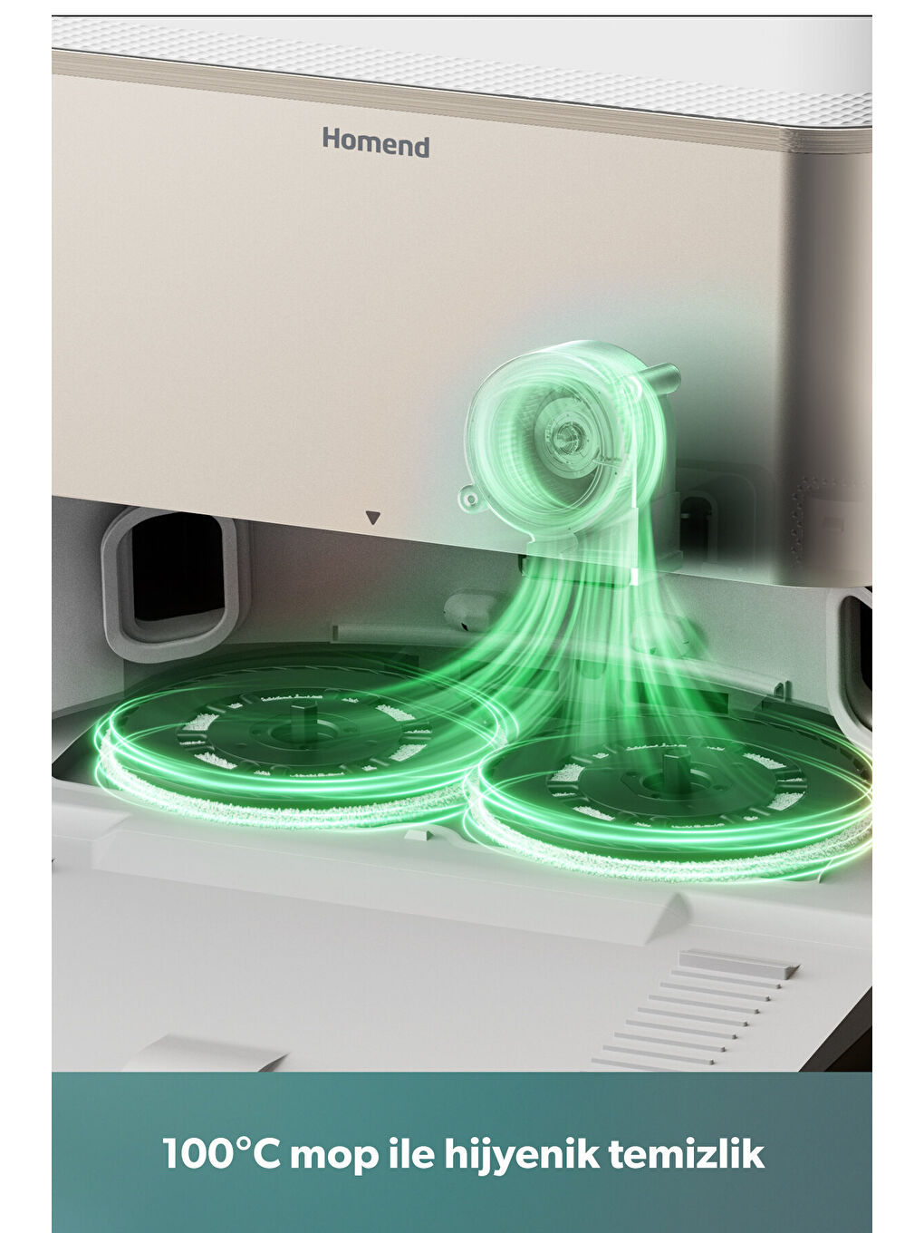 Alex 50 Pro AI Destekli Akıllı Robot Süpürge 28000 Pa Emiş Güçlü Beyaz-3