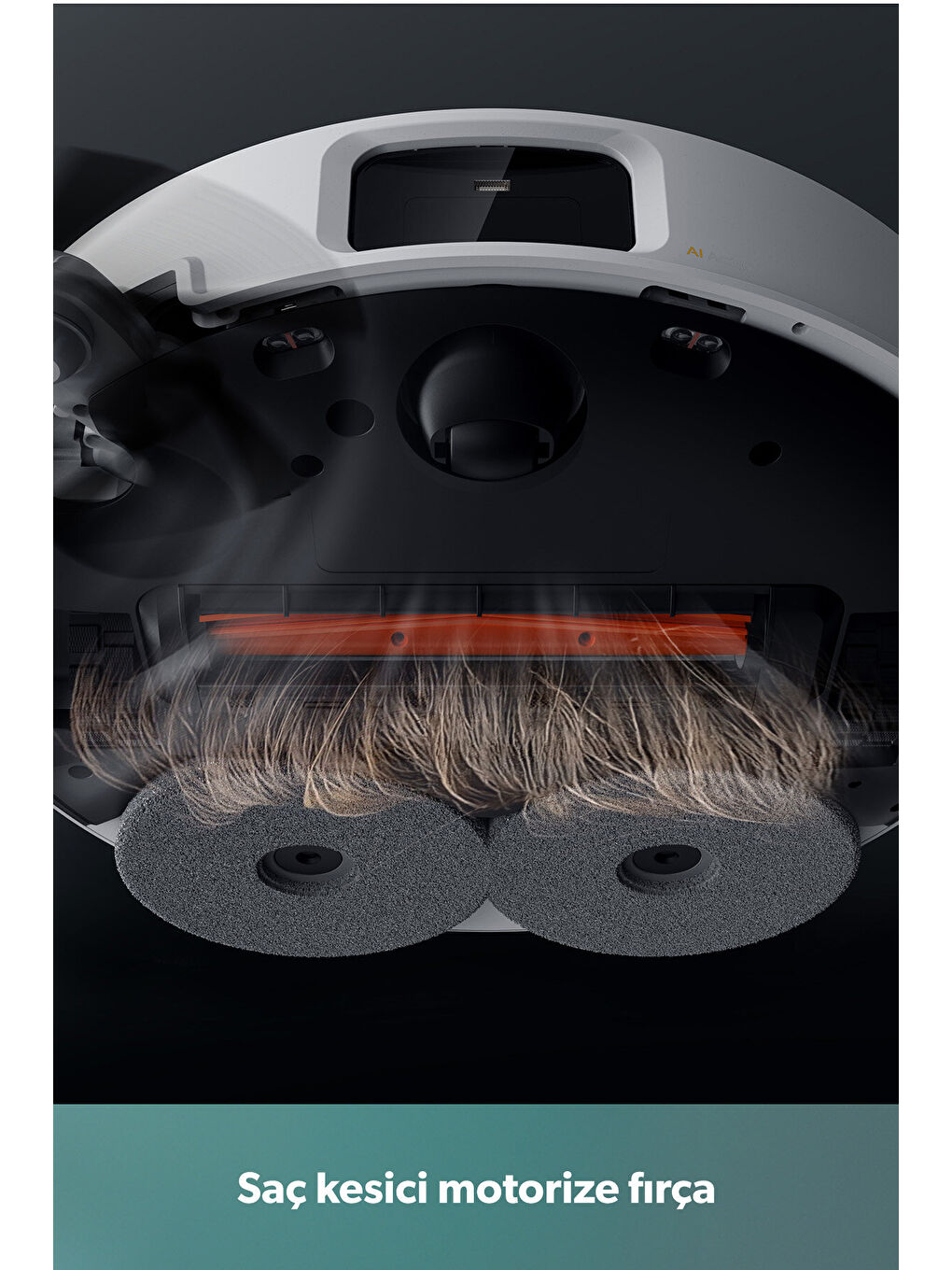 Alex 50 Pro AI Destekli Akıllı Robot Süpürge 28000 Pa Emiş Güçlü Beyaz-7
