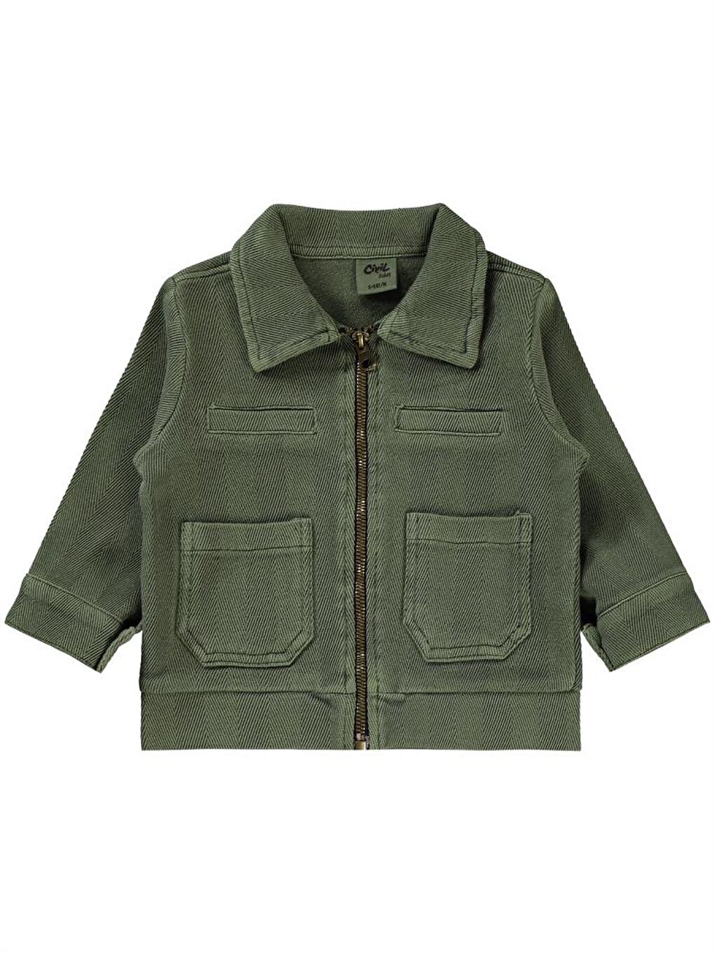 Baby Cepli 6-18 Ay Ceket - Haki 9-12 Ay