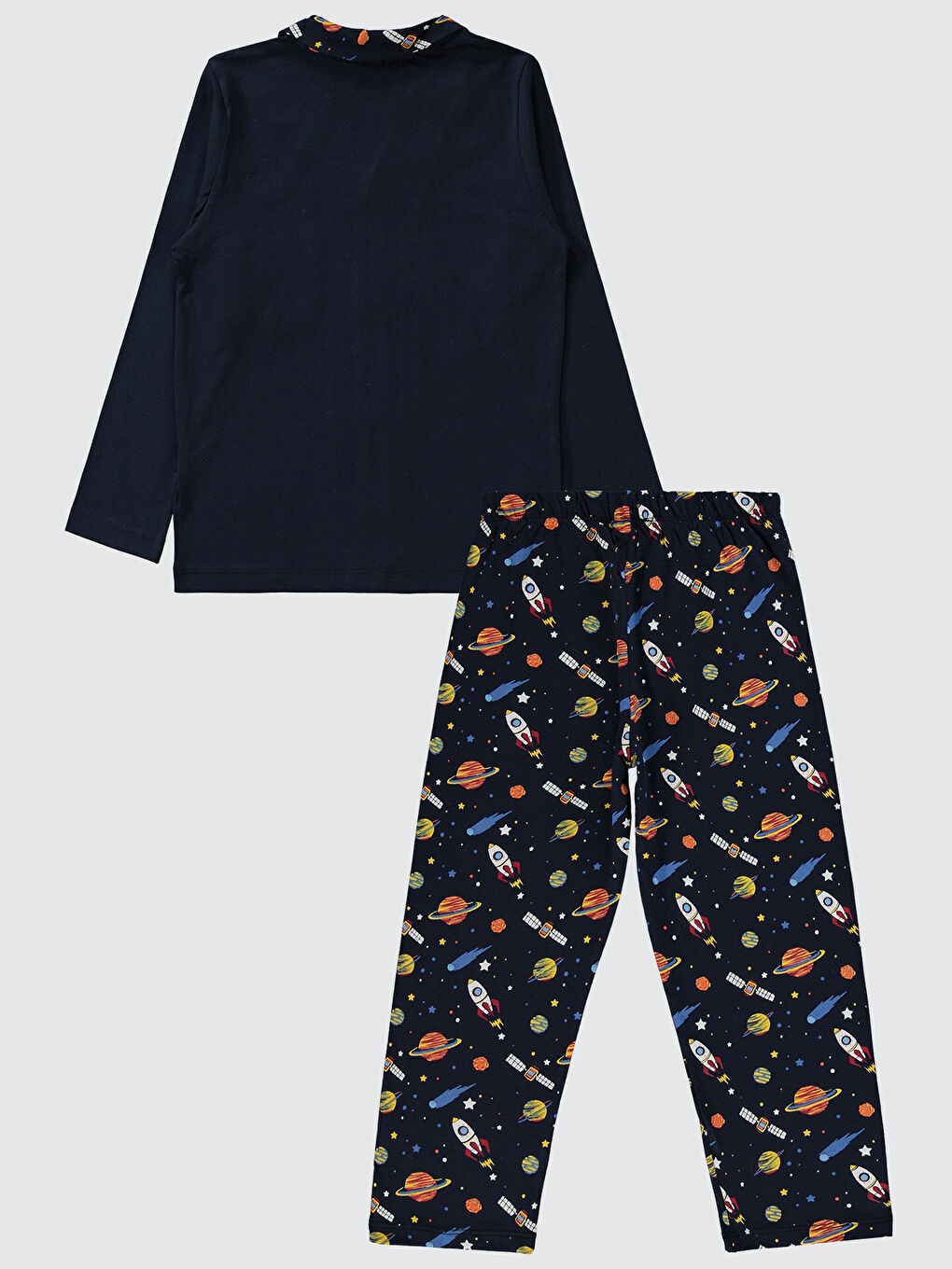 Boys Erkek Çocuk Pijama Takımı 6-9 Yaş Lacivert-1