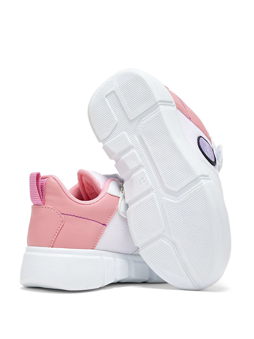 Çocuk Unisex Beyaz Şeker Rahat Kalıp Cırtlı Ayakkabı-1