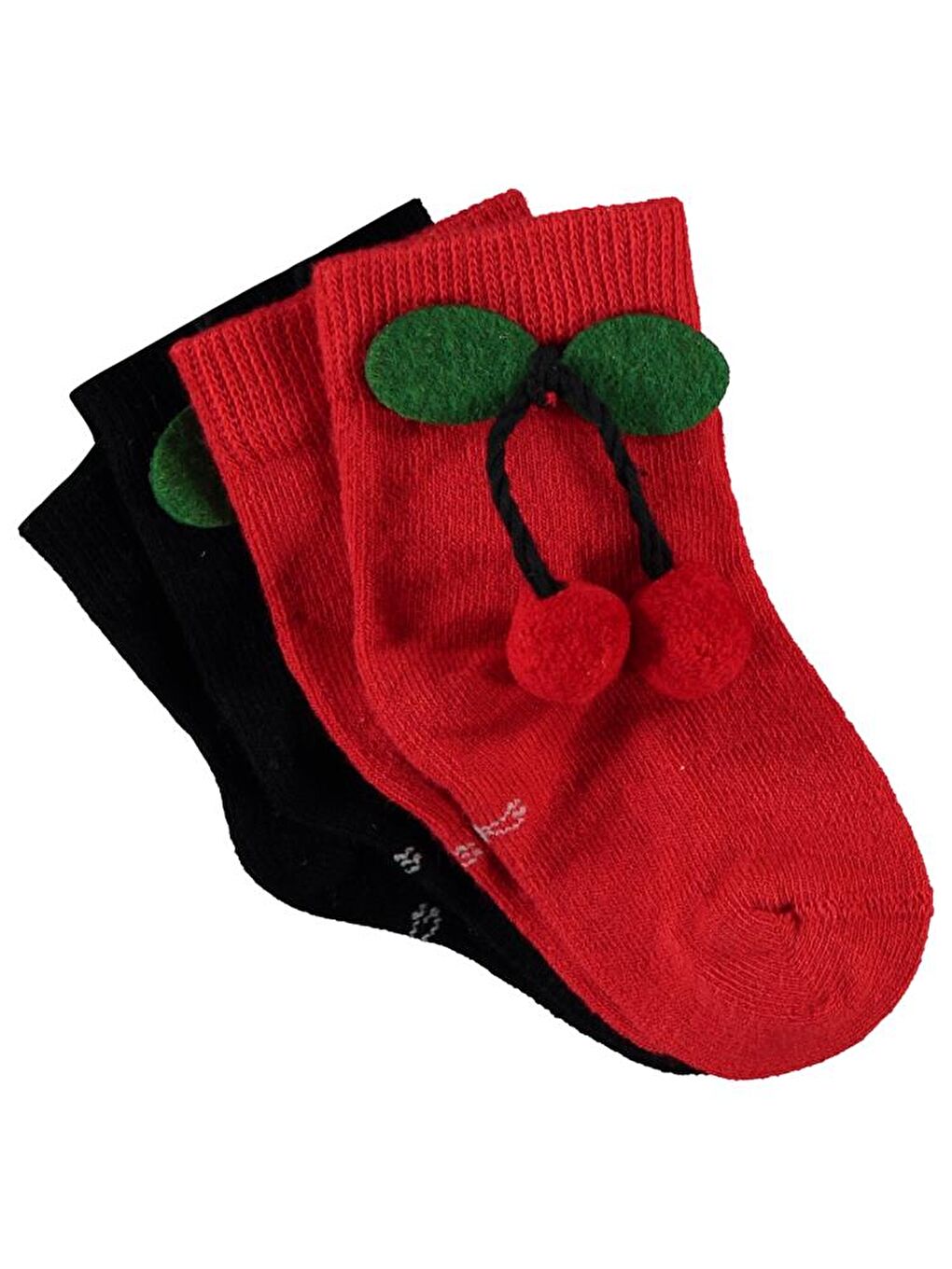 Baby Kız Bebek Aksesuarlı 2'li Çorap 6- - Siyah 12 Ay