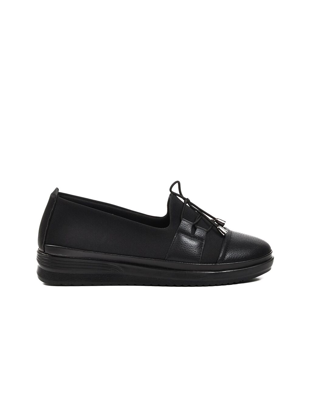 026 Siyah Simli Kadın Ayakkabı