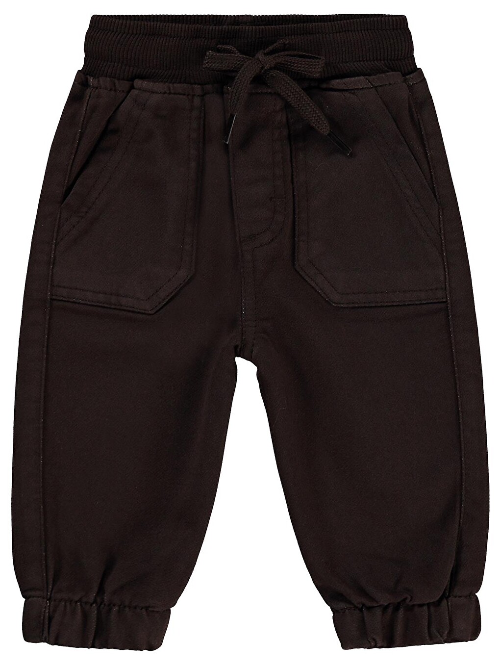 Baby Örme Kumaş 6-18 Ay Pantolon - Kahverengi