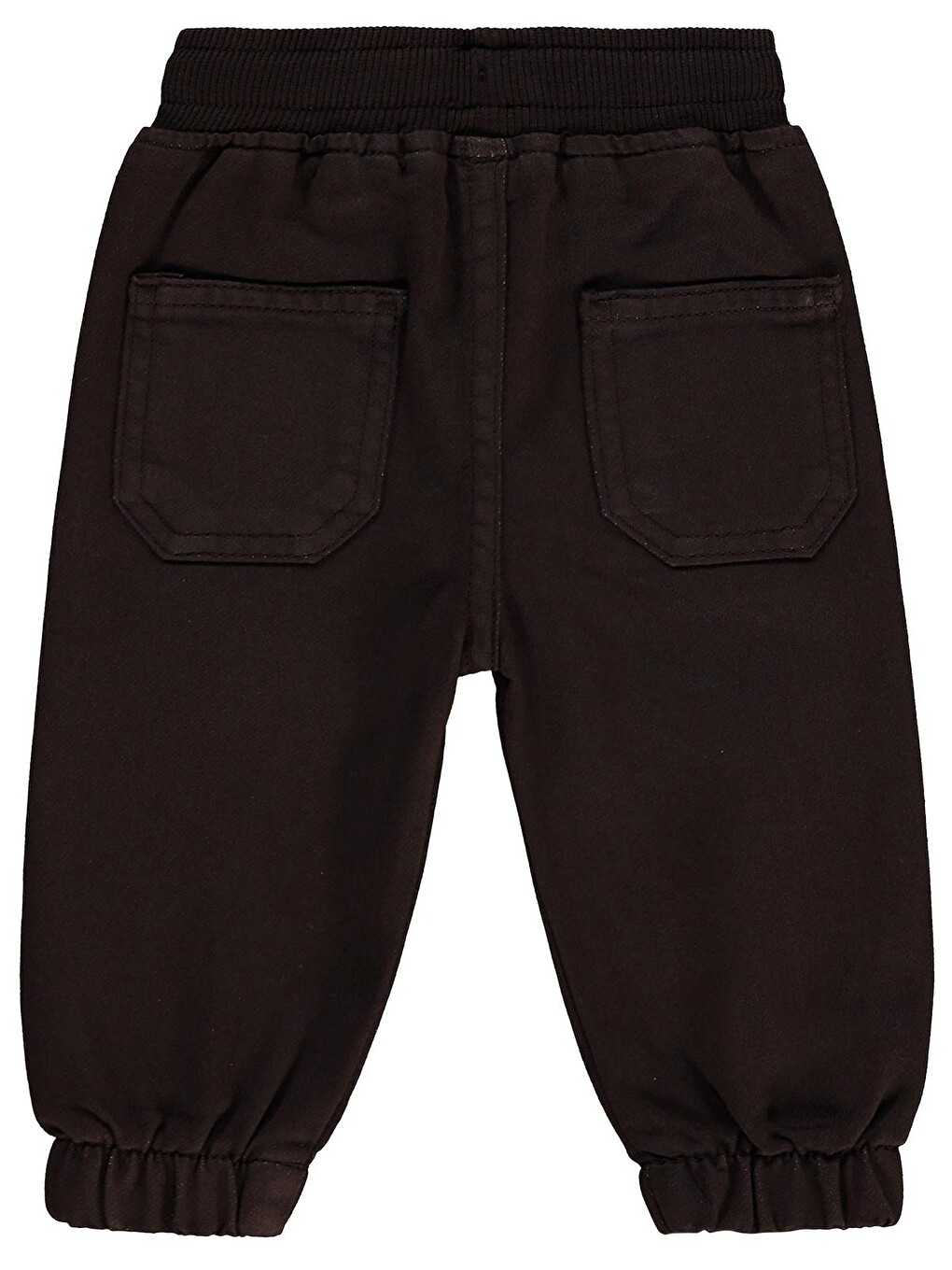 Baby Örme Kumaş 6-18 Ay Pantolon - Kahverengi-1