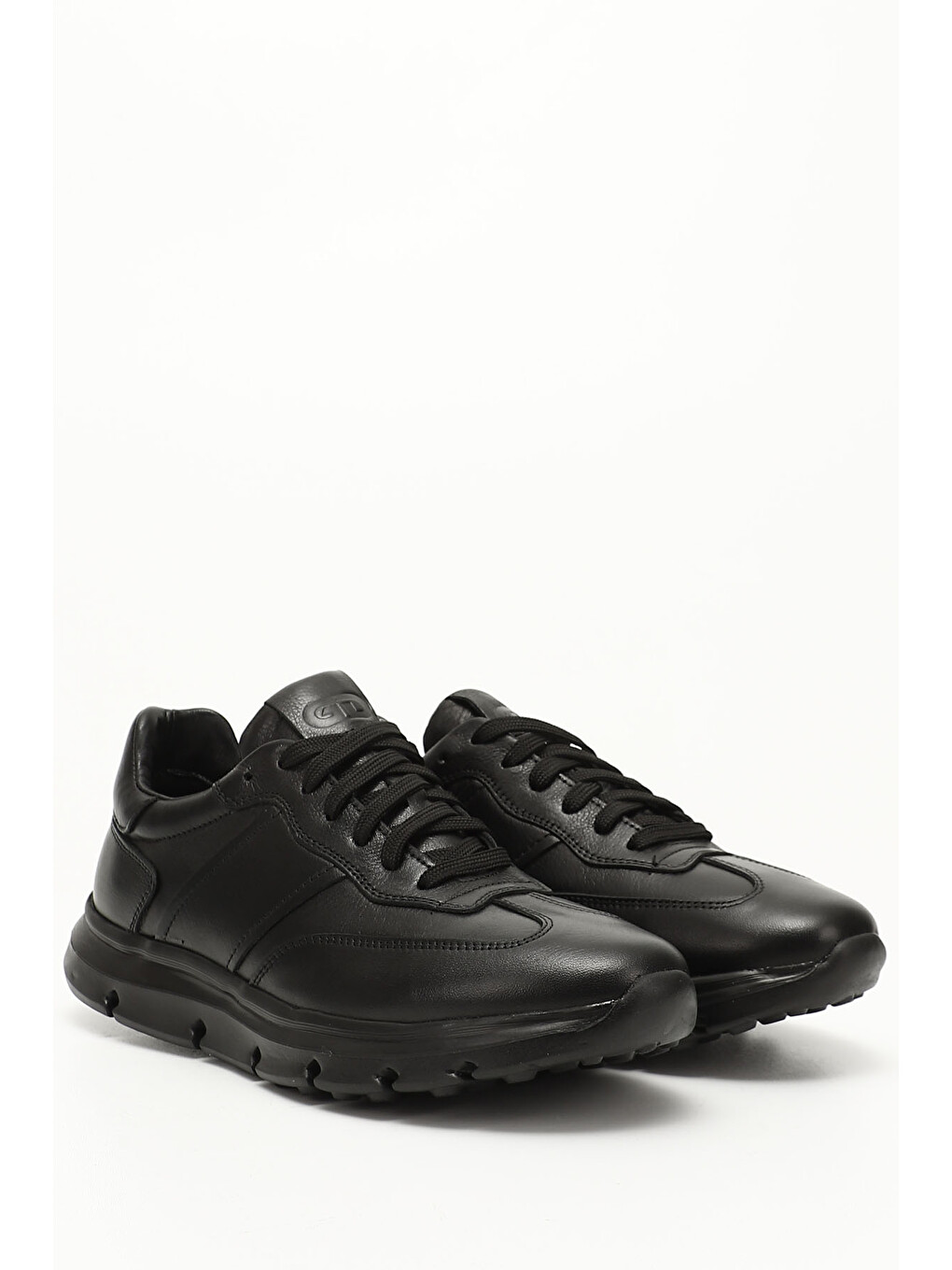 Mor Zümrüt-siyah Platinum Hakiki Deri Bağcıklı Erkek Günlük Sneaker 31690-1