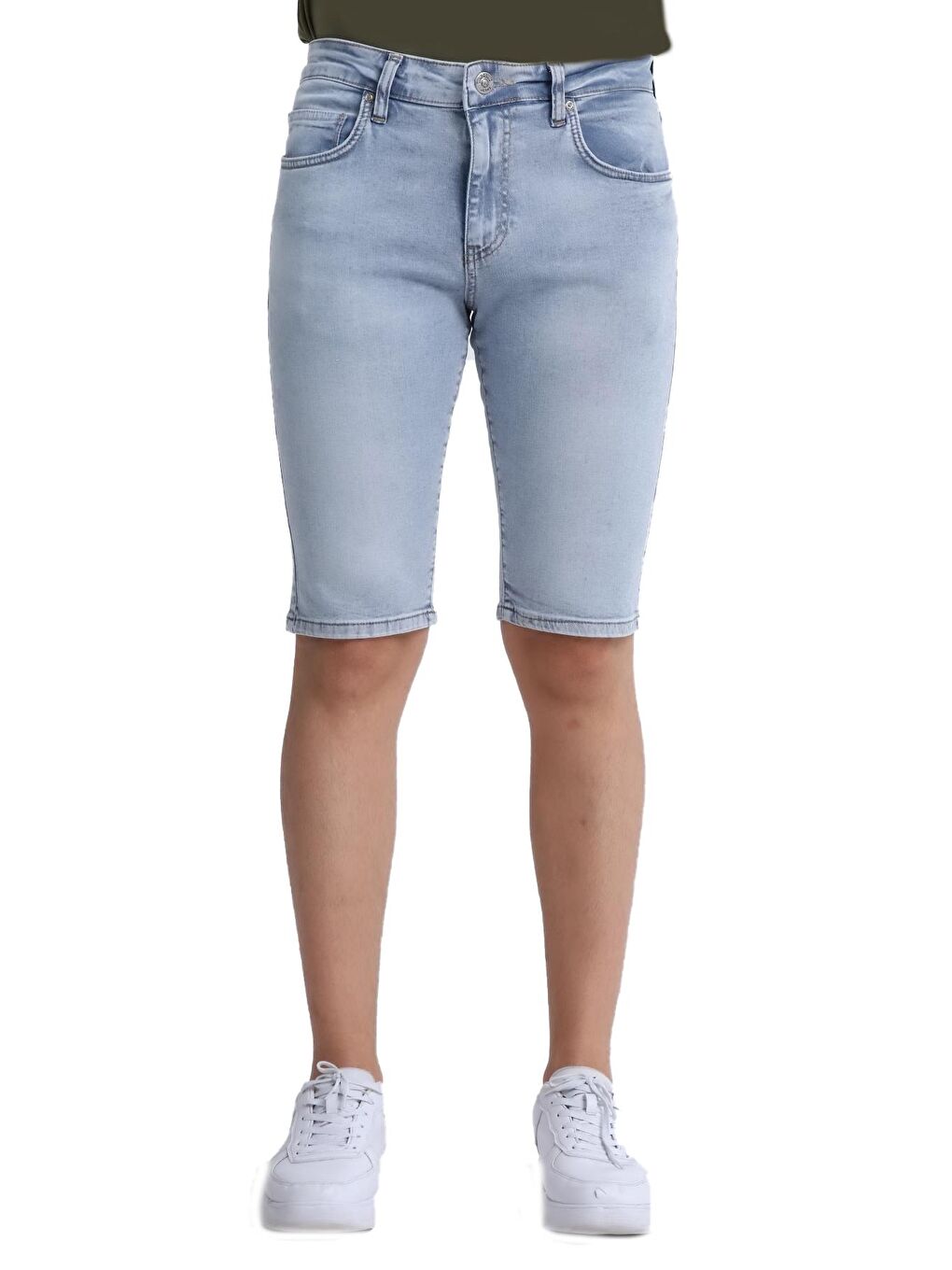 Gri Arnold 013  Erkek Jean Şort