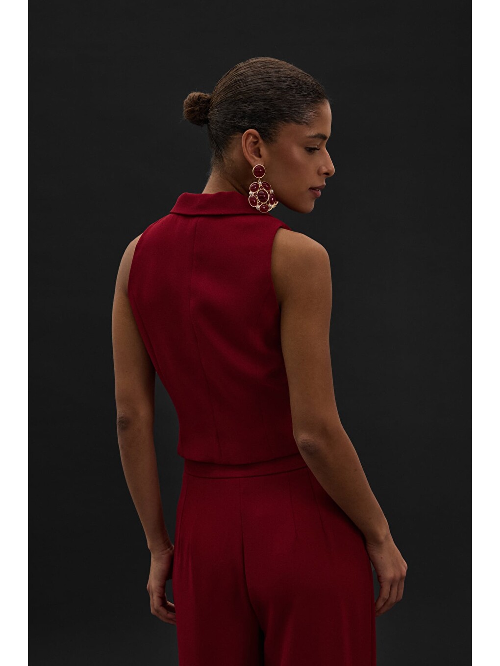 Eva Yelek - Bordo-5