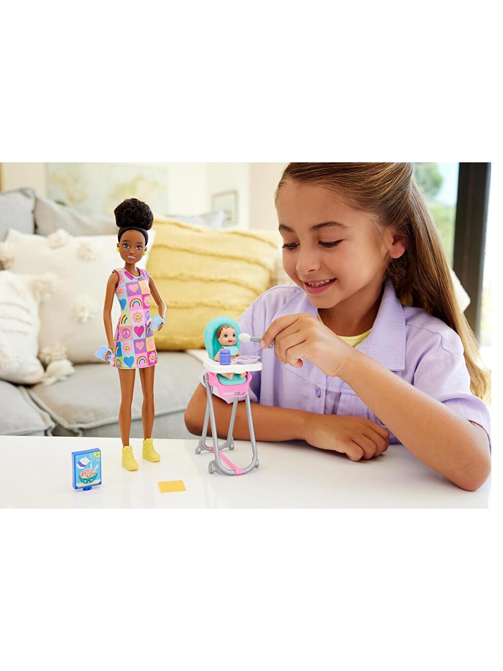 Bebek Bakıcısı Bebeği Ve Aksesuarları - Pembe-3