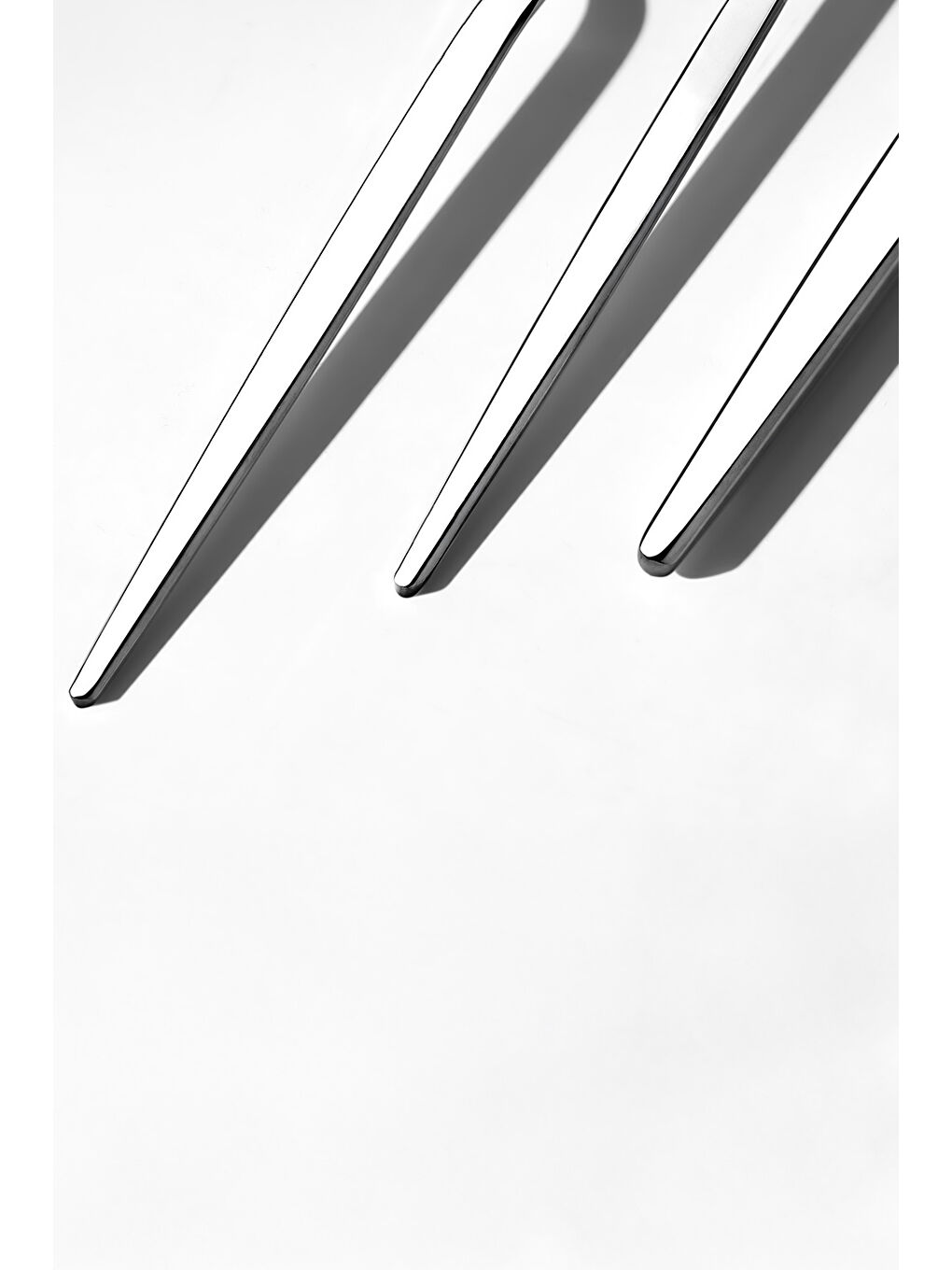 Gri Milas Sade 12 Kişilik 84 Parça Deri Kutulu Çatal Kaşık Bıçak Takımı-2