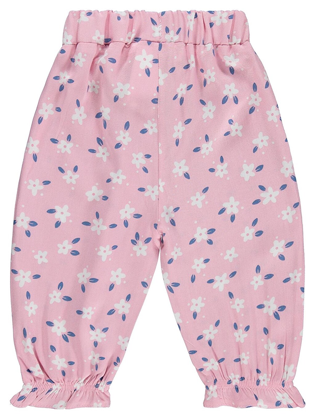 Baby Paça Büzgülü 6-18 Ay Pantolon - Pembe-1