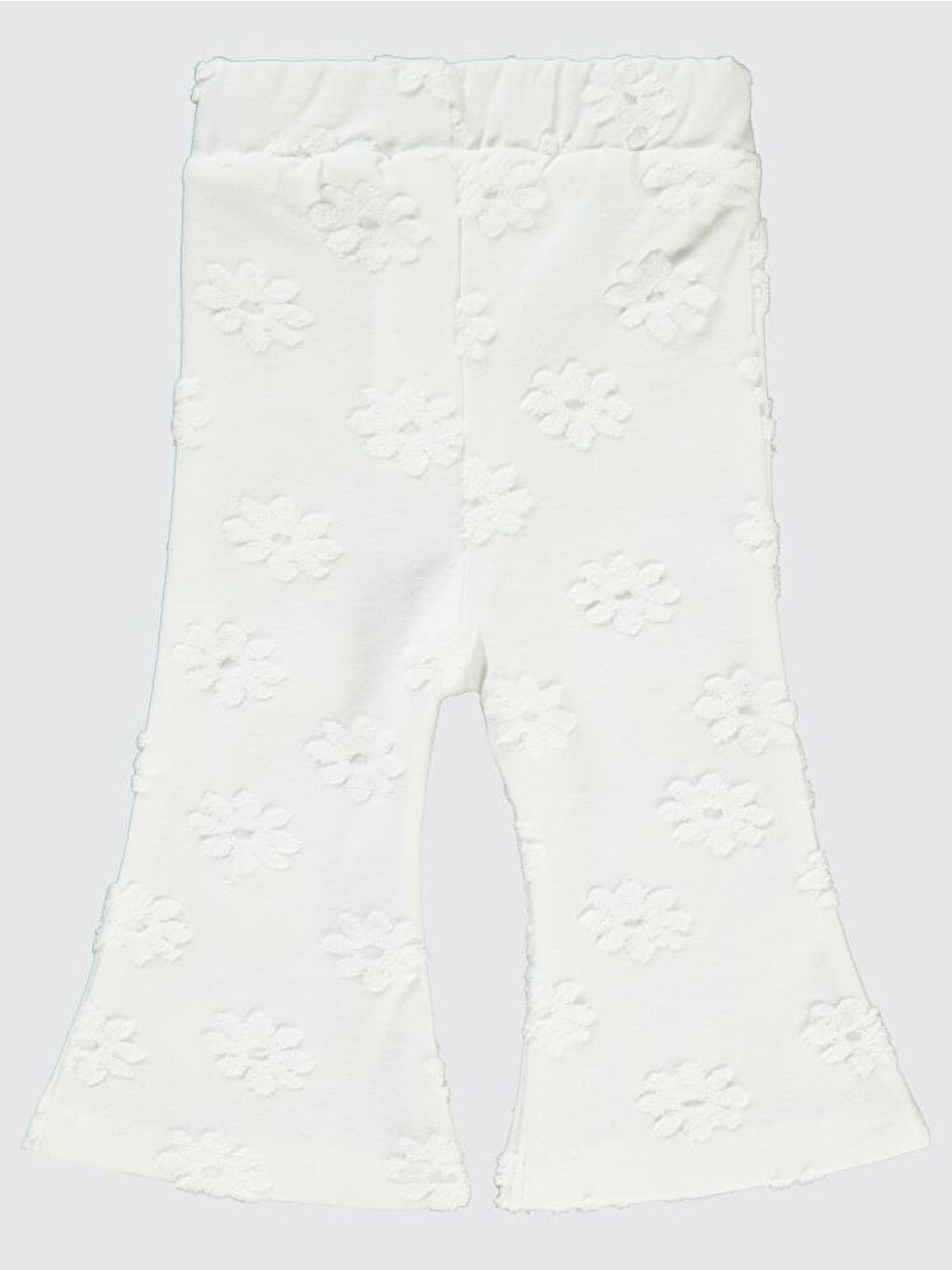 Baby Papatya Kabartmalı 6-18 Ay Tayt - Ekru 6-9 Ay