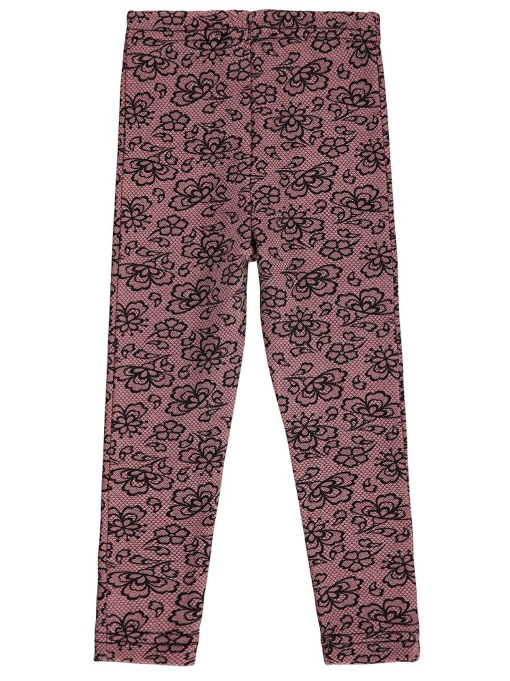 Girls Çiçek Desenli 2-5 Yaş Tayt - Pembe 3-4 Yaş