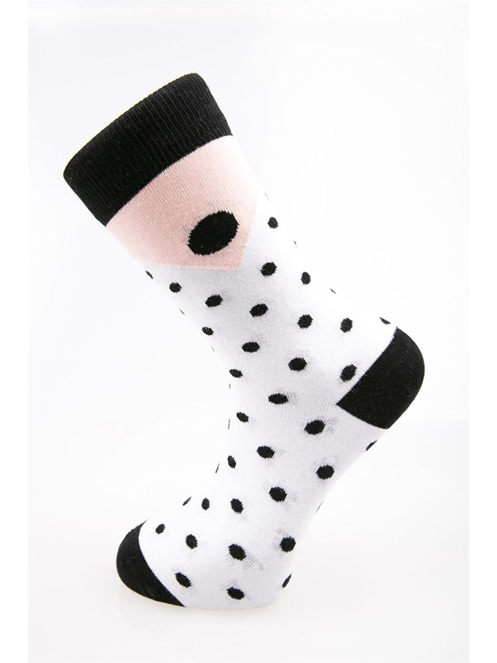 Kız Çocuk Siyah Beyaz Renkli Soket Çorap
