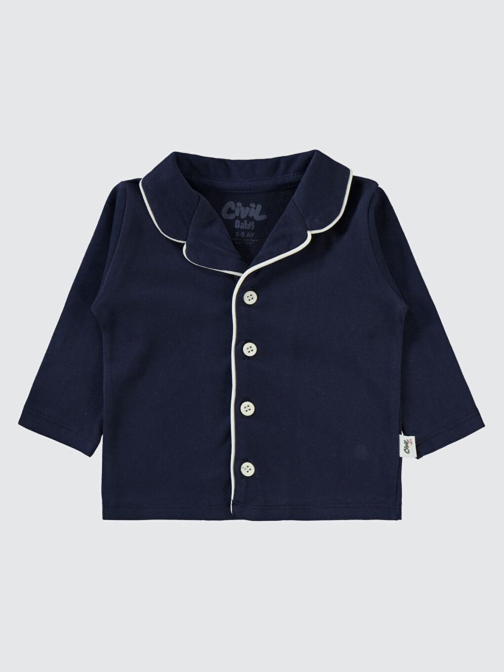 Baby Erkek Bebek Pijama Takımı 6-18 Ay Lacivert-2