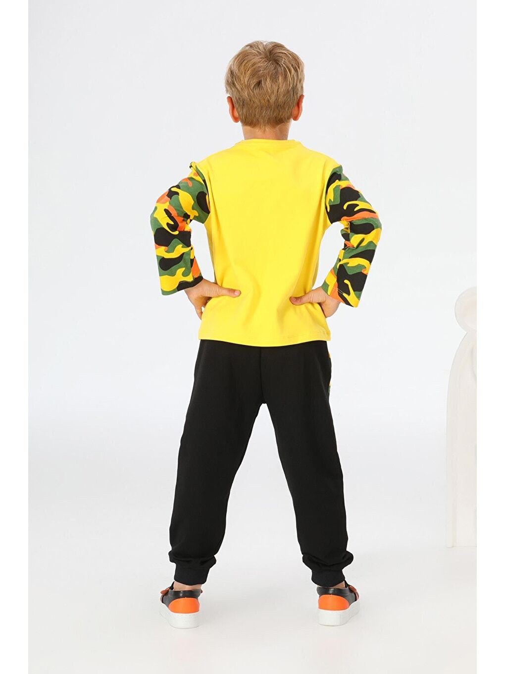 Sarı Soldier T-rex Eşofman Takım-1