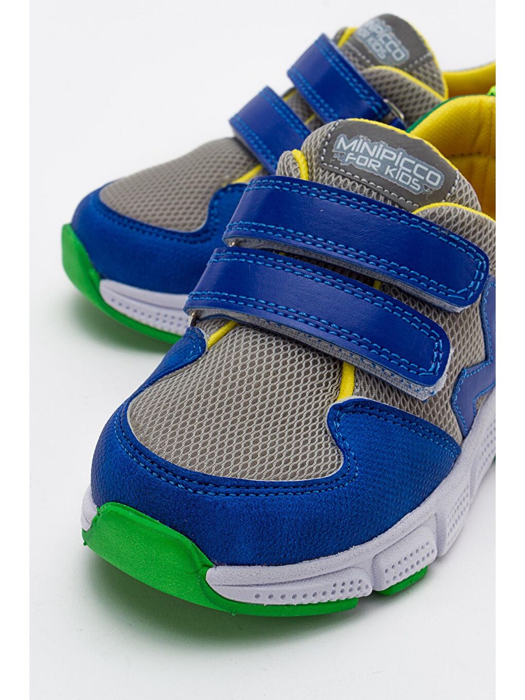 Mavi Erkek Çocuk Saks-Sarı Spor Ayakkabı-1