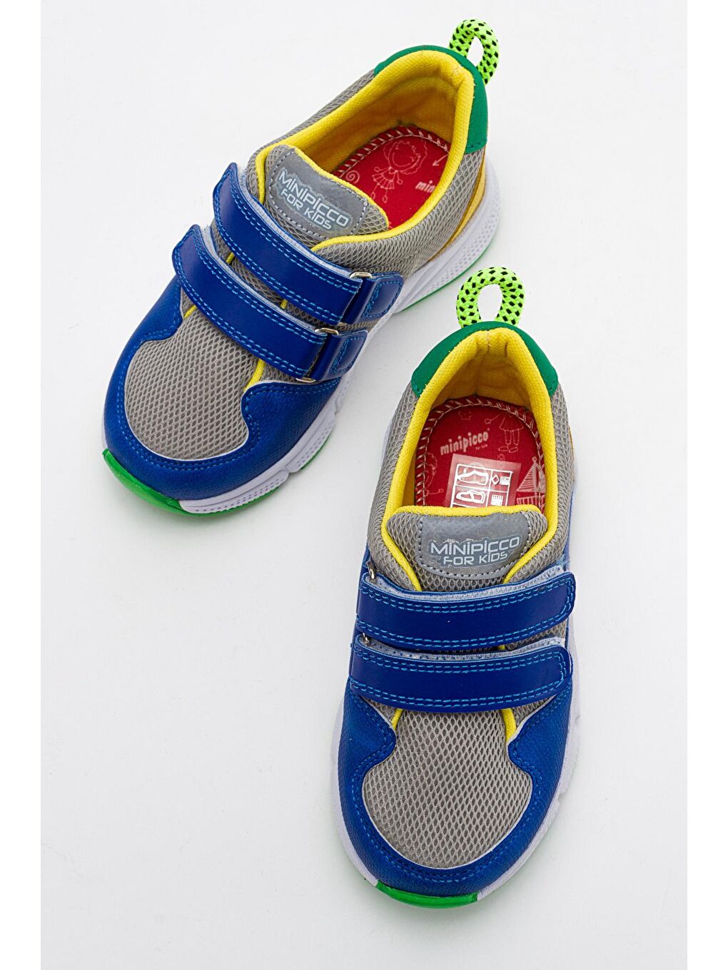 Mavi Erkek Çocuk Saks-Sarı Spor Ayakkabı-2