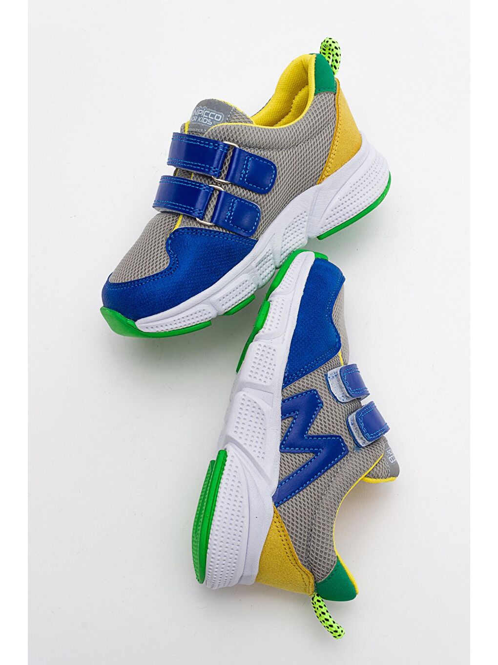 Mavi Erkek Çocuk Saks-Sarı Spor Ayakkabı-3