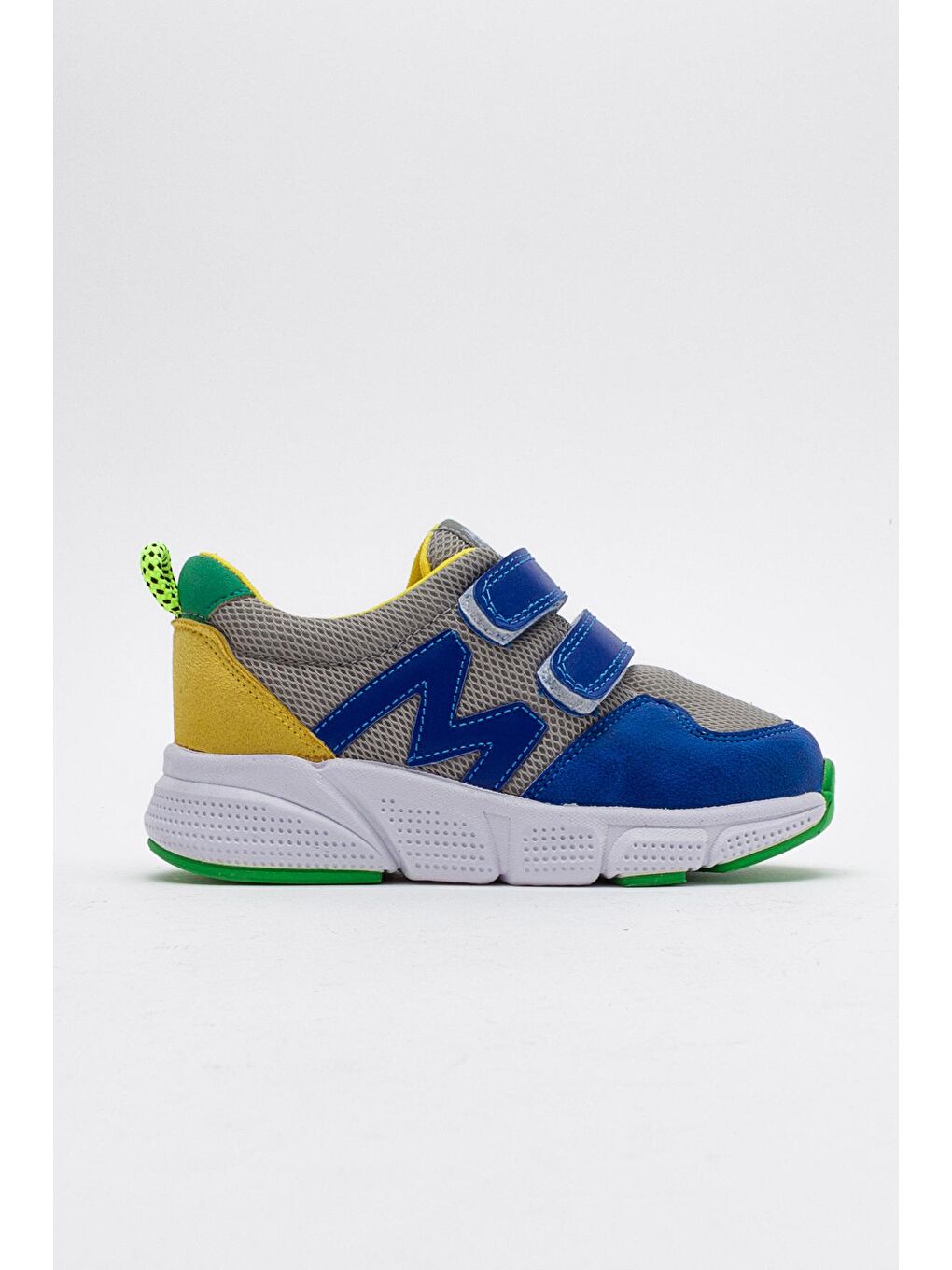 Mavi Erkek Çocuk Saks-Sarı Spor Ayakkabı-4