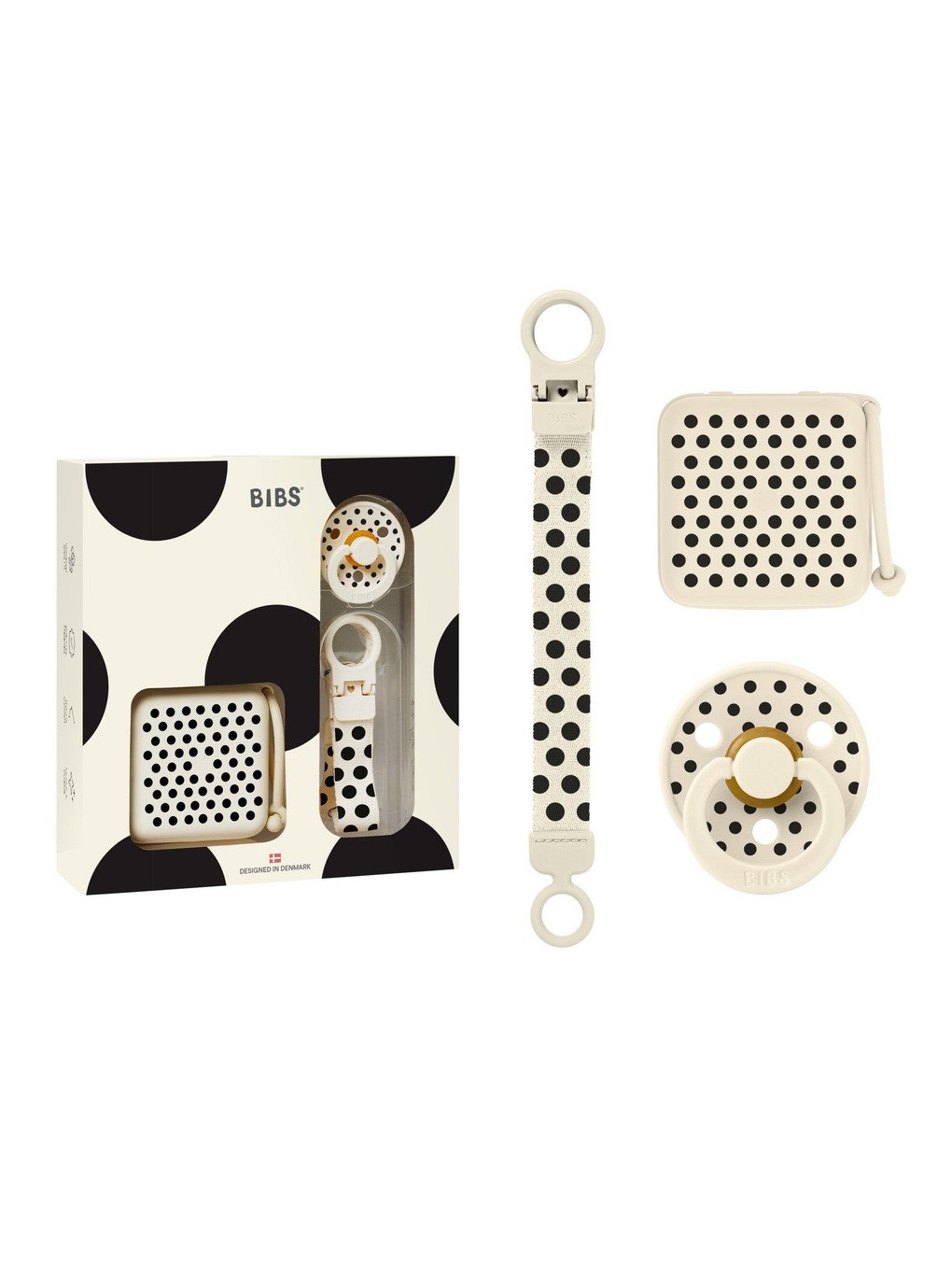 Polka Soothe&go Hediye Seti Ivory Black 6+ Ay-1
