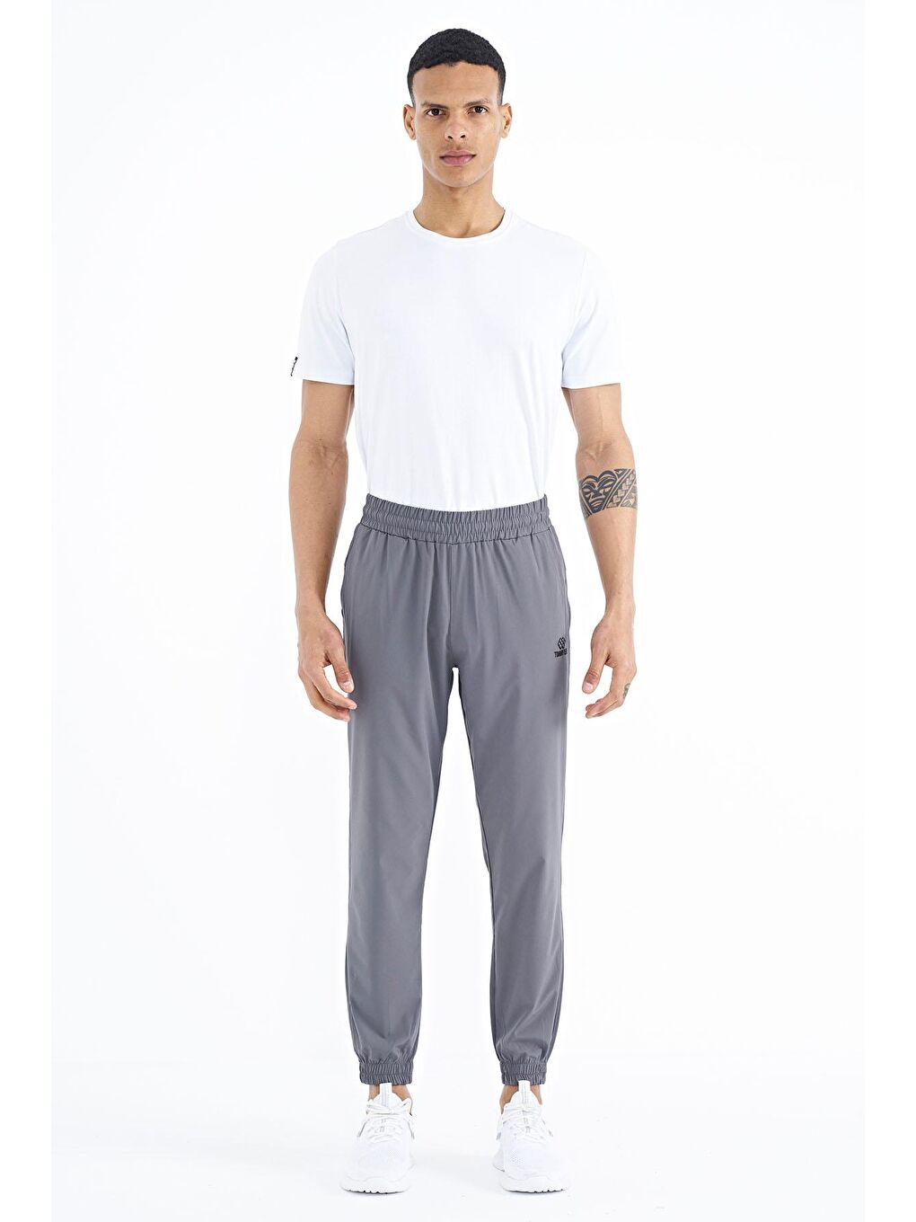 Koyu Gri Yan Cep Detaylı Jogger Erkek Eşofman Alt - 84944