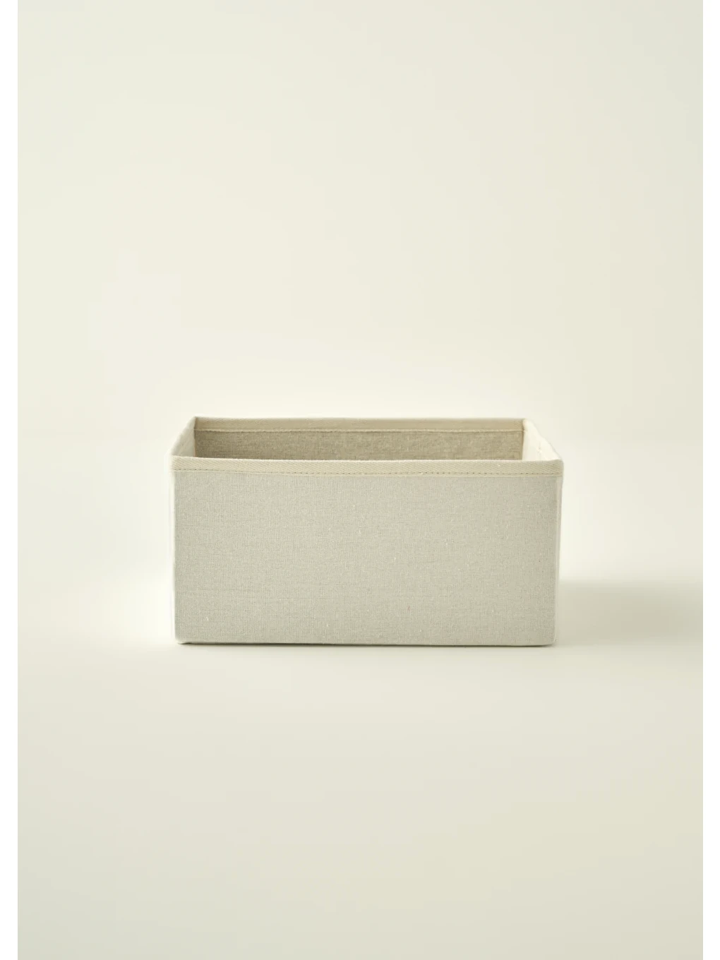 Bej Ella Katlanabilir Organizer Sepet Naturel (28x28x13 cm)-7