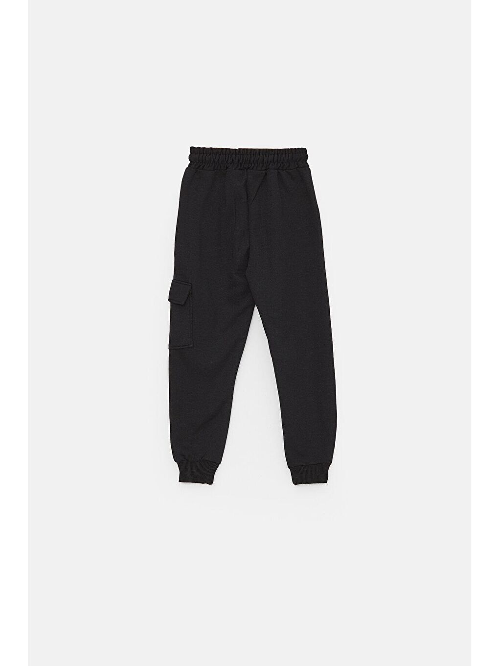 Siyah Kargo Cepli Erkek Çocuk Eşofman Altı-1