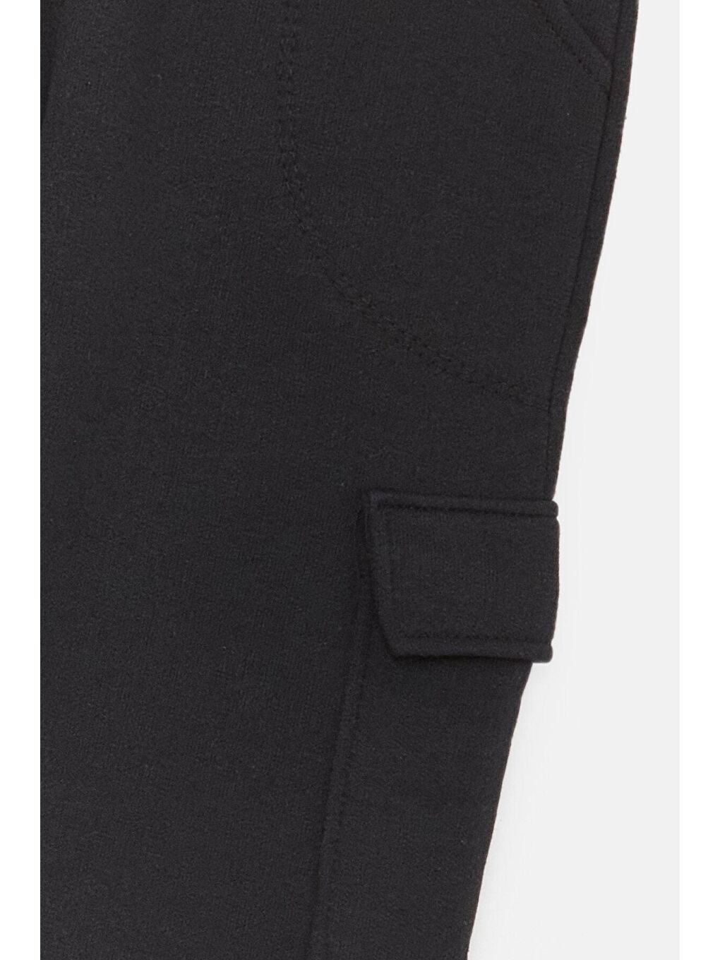 Siyah Kargo Cepli Erkek Çocuk Eşofman Altı-2