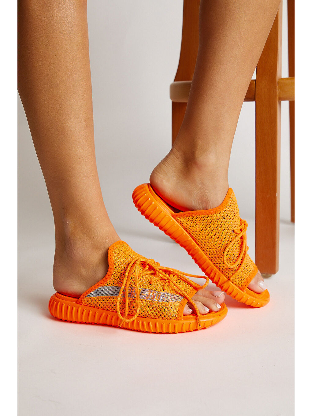 Turuncu Unisex Oranj Triko Özel Üretim Terlik Tbtr