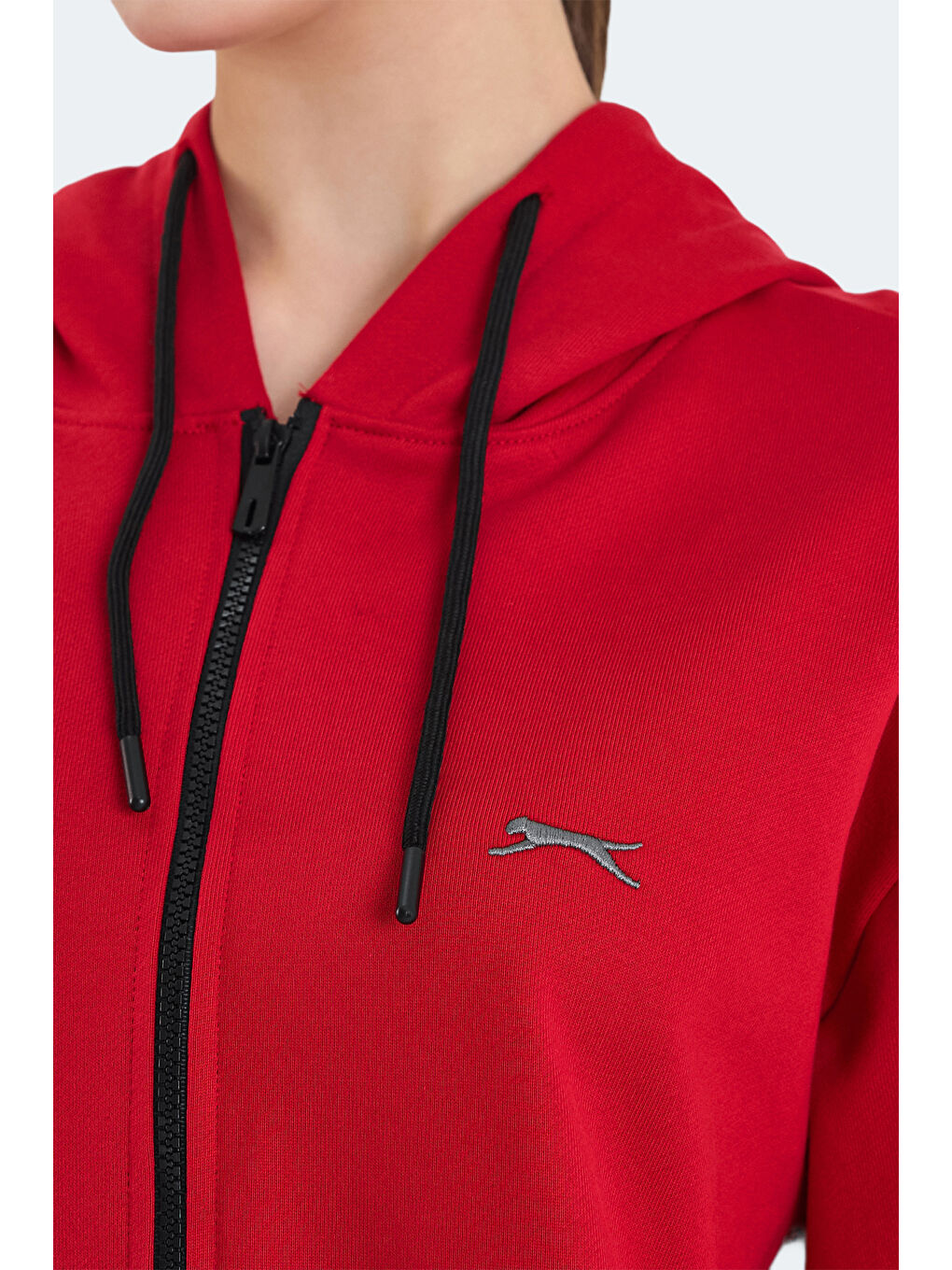 KATHLEENA IN Kadın Oversıze Kırmızı Sweatshırt-4