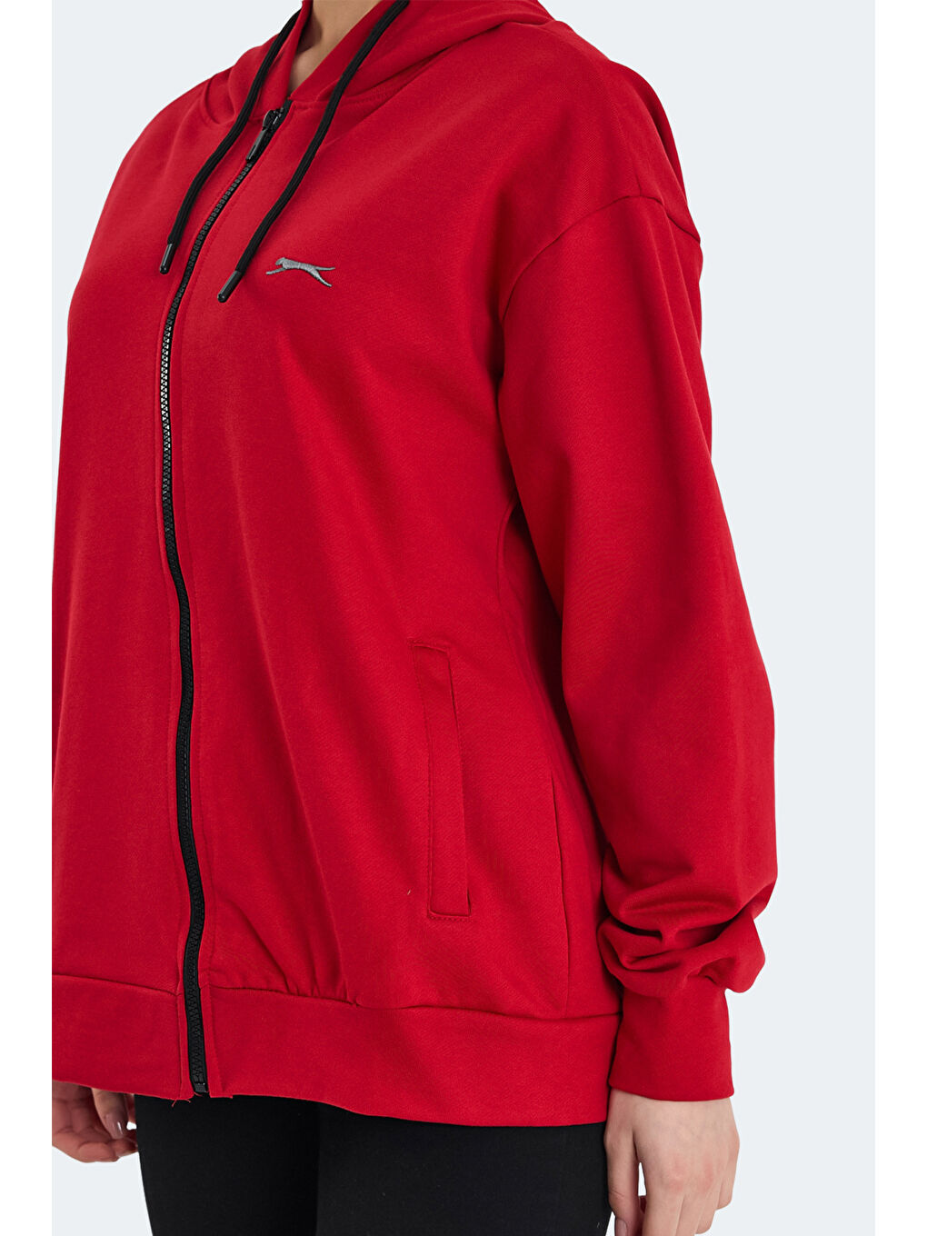 KATHLEENA IN Kadın Oversıze Kırmızı Sweatshırt-5