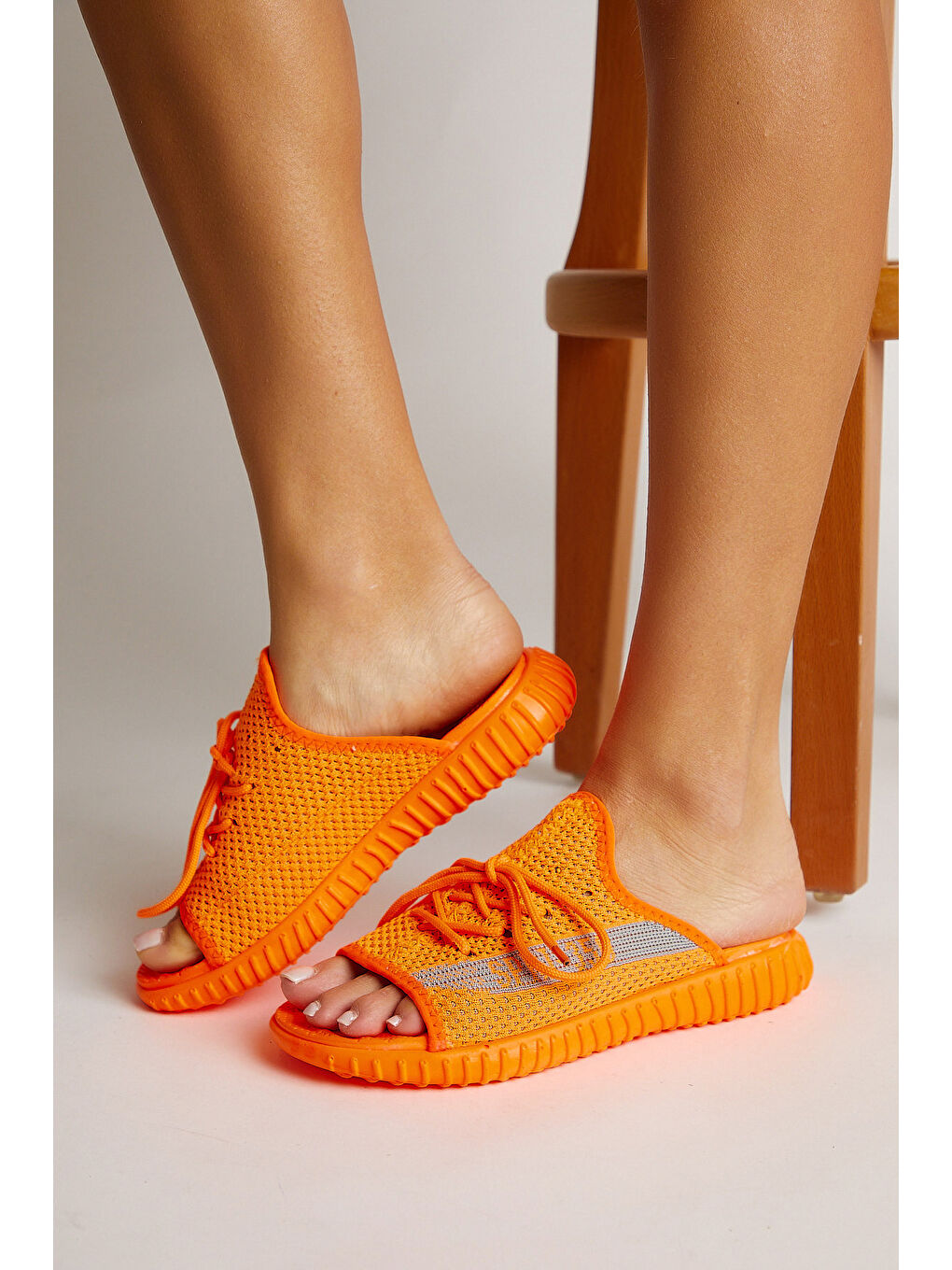 Turuncu Unisex Oranj Triko Özel Üretim Terlik Tbtr-2