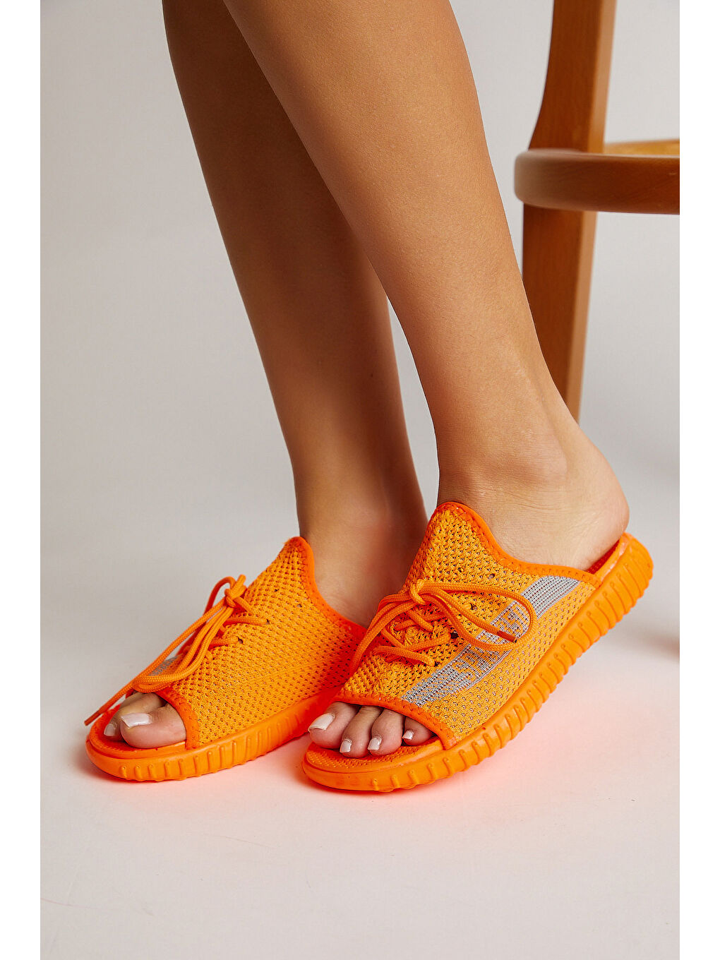 Turuncu Unisex Oranj Triko Özel Üretim Terlik Tbtr-3