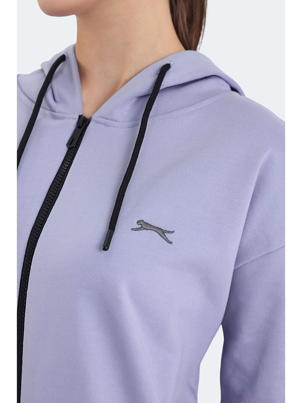 KATHLEENA IN Kadın Oversıze Mor Sweatshırt-4