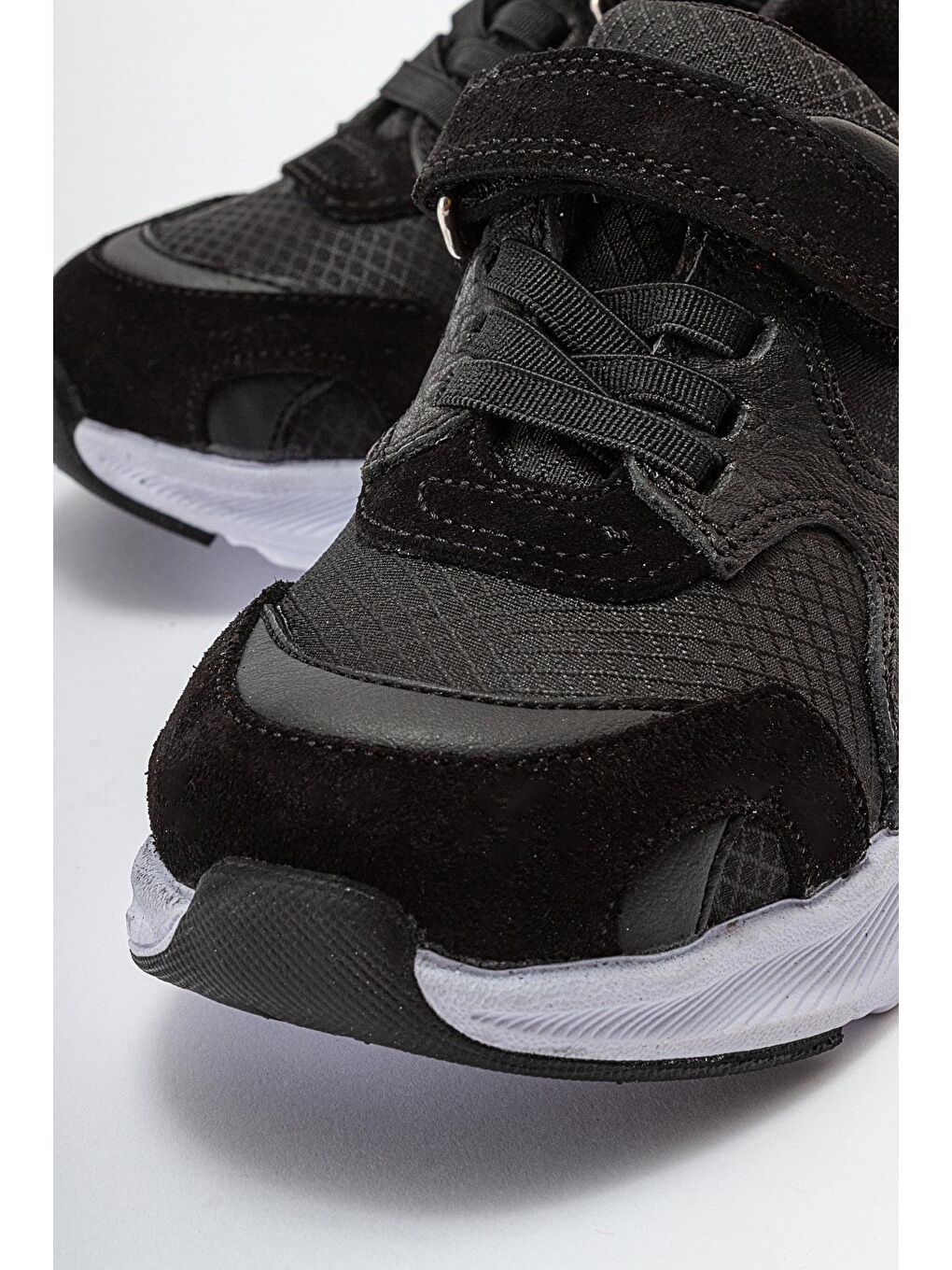 Erkek Çocuk Siyah Hakiki Deri Anatomik Günlük Ayakkabı-1