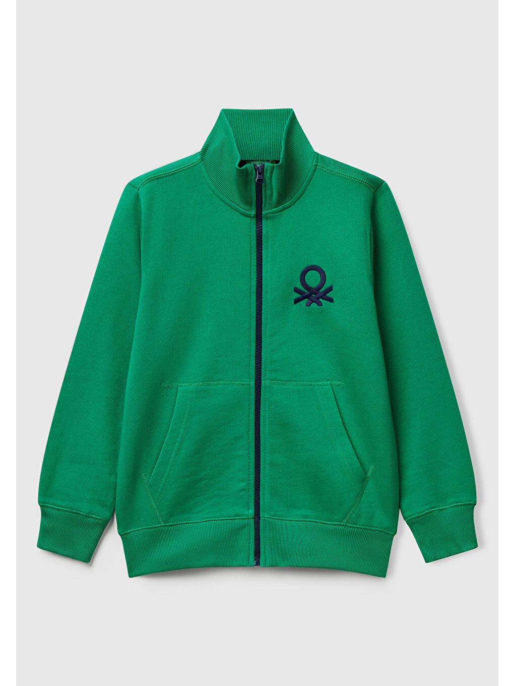 Erkek Çocuk Yeşil Logolu Sweatshirt