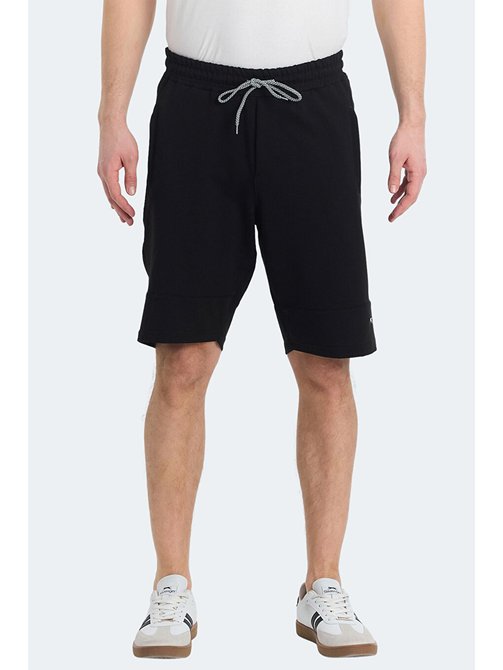 NORA Erkek Cepli Siyah Şort-1