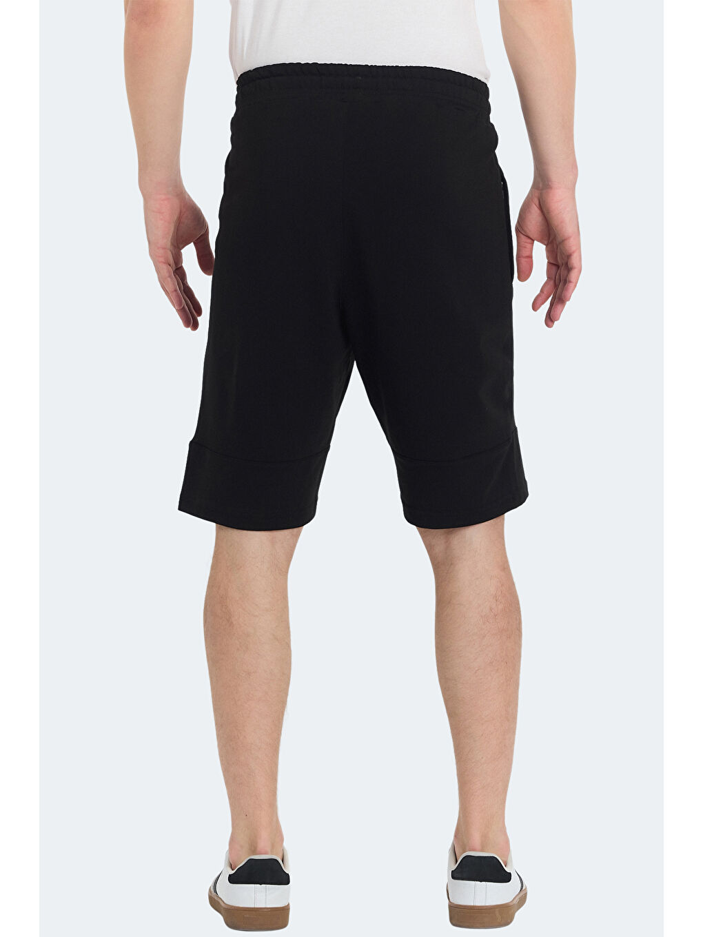 NORA Erkek Cepli Siyah Şort-3
