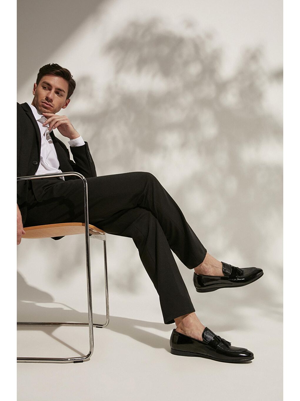 Erkek Hakiki Deri Klasik Ayakkabı 111985 1032 Siyah