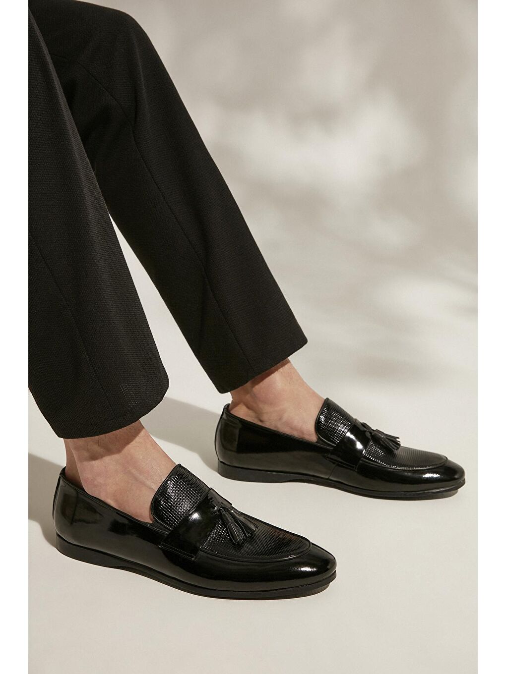 Erkek Hakiki Deri Klasik Ayakkabı 111985 1032 Siyah-1