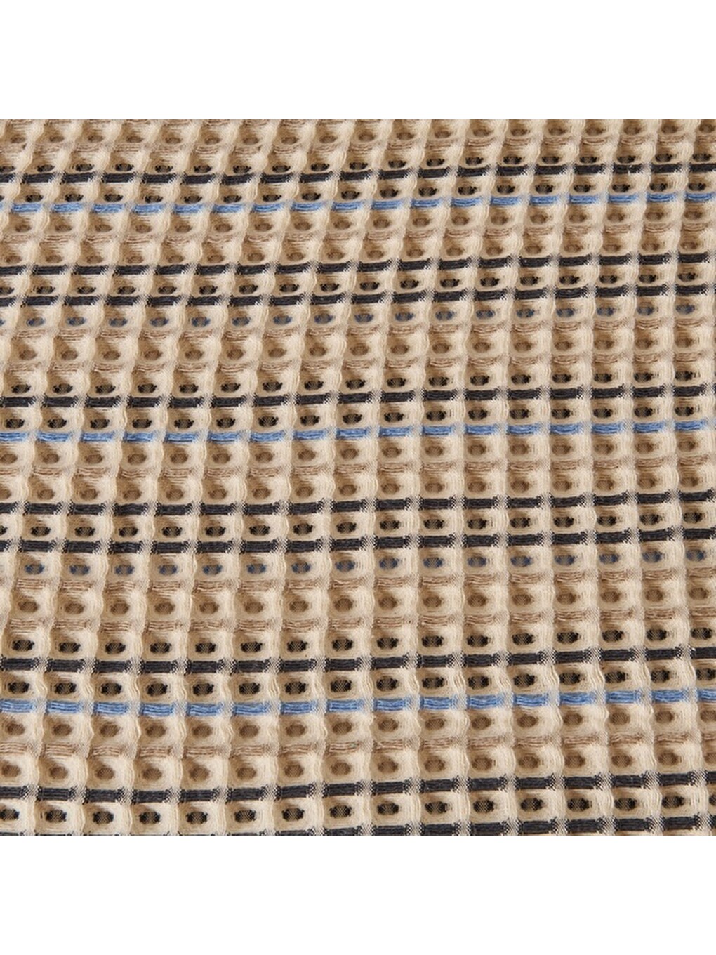 Ekru Soft Lamina Tek Kişilik Yatak Örtüsü - Krem / Renkli - 160x220 cm-1