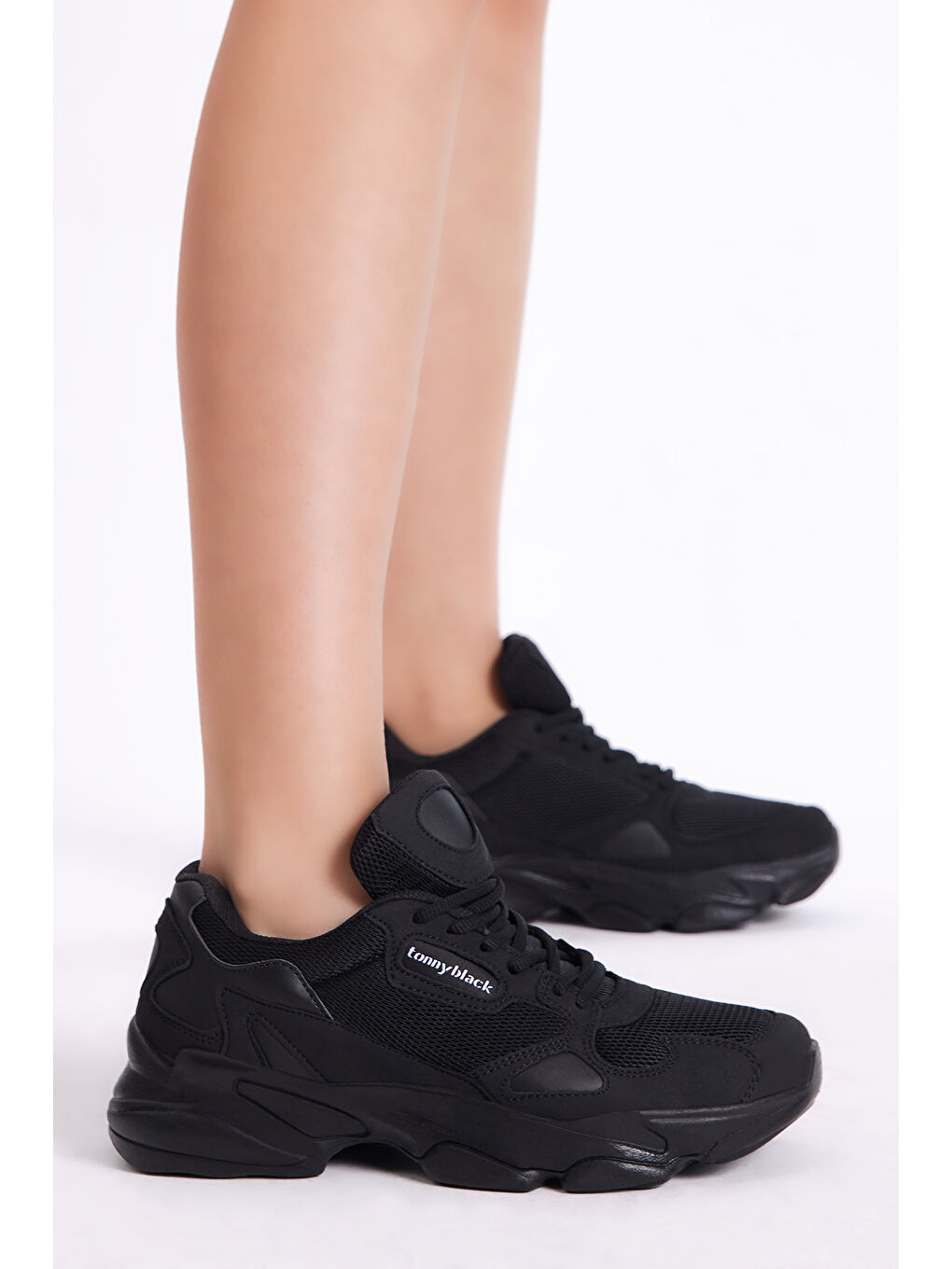 Unisex Siyah Siyah Spor Ayakkabı Zhr-1