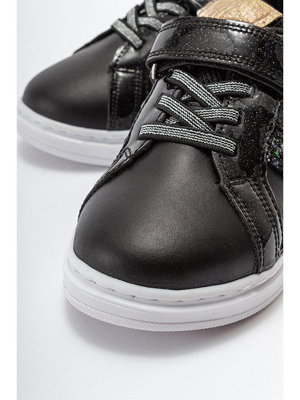 Kız Çocuk Siyah Hakiki Deri Anatomik Günlük Ayakkabı-1