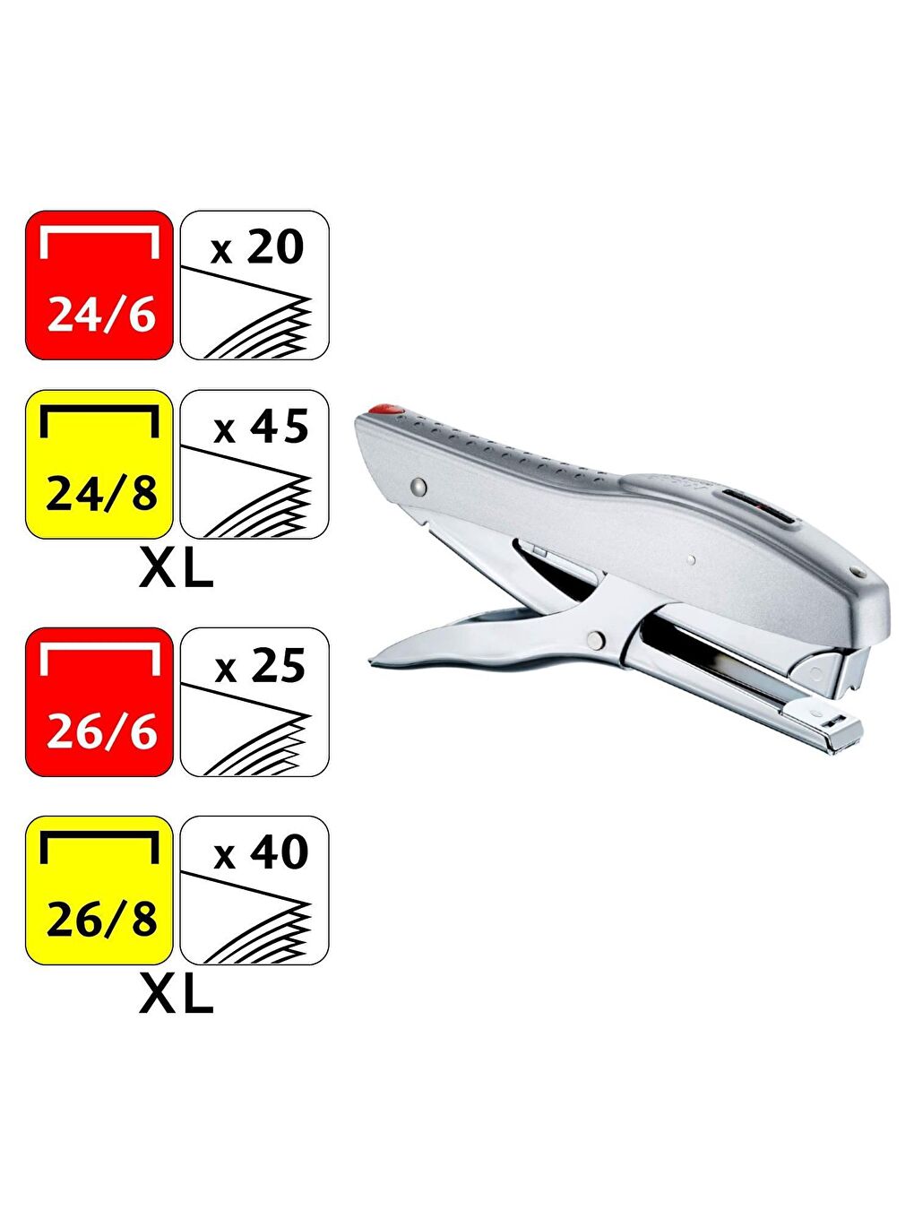 Maped Siyah Expert Pens Zımba Makinesi No:24-6 (450510) - 1