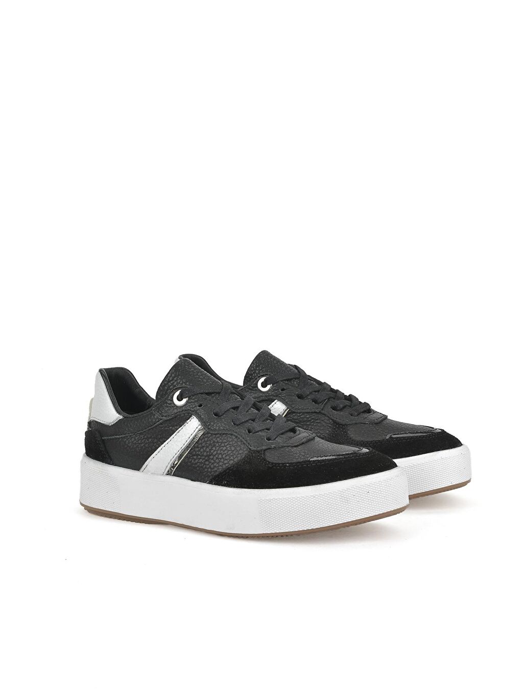 Kadın Hakiki Deri Sneaker 1231000 4586 Siyah-1