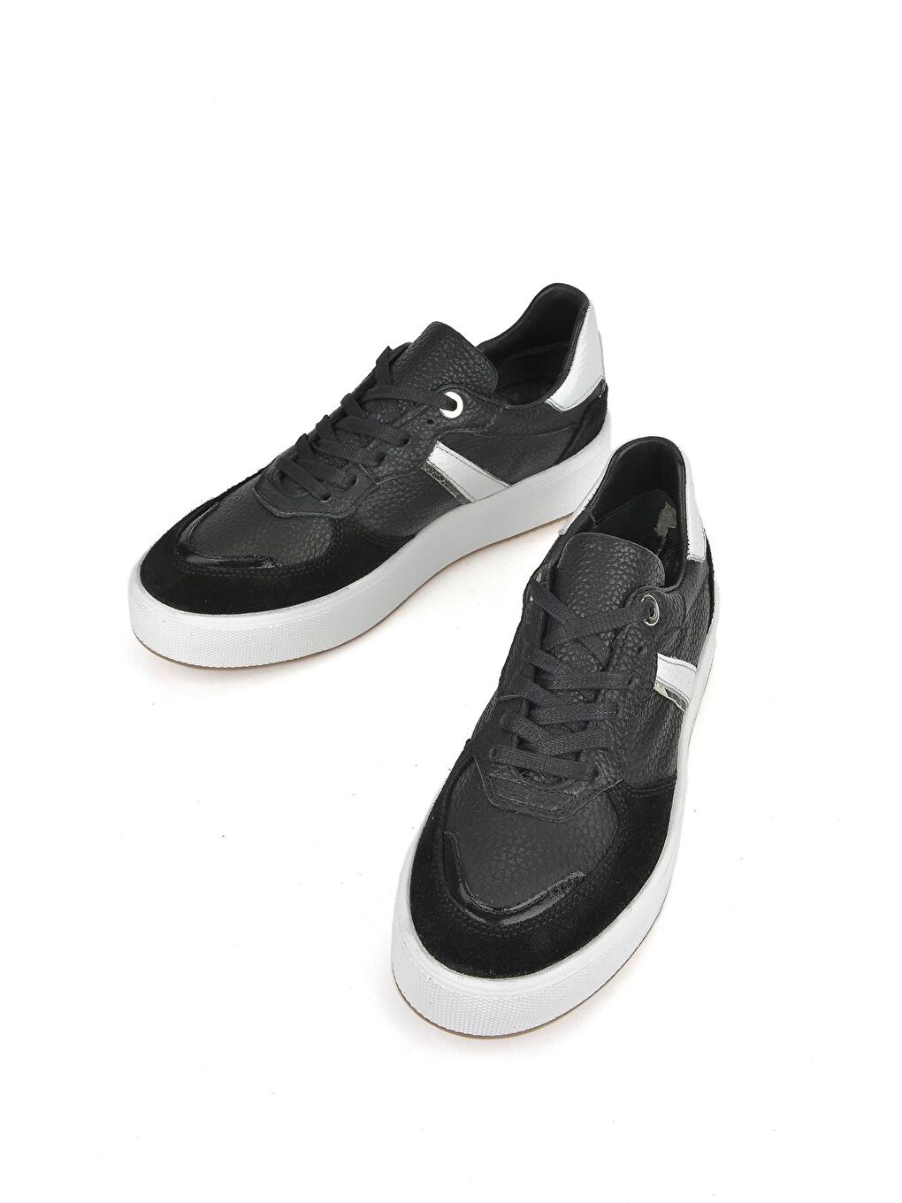 Kadın Hakiki Deri Sneaker 1231000 4586 Siyah-4