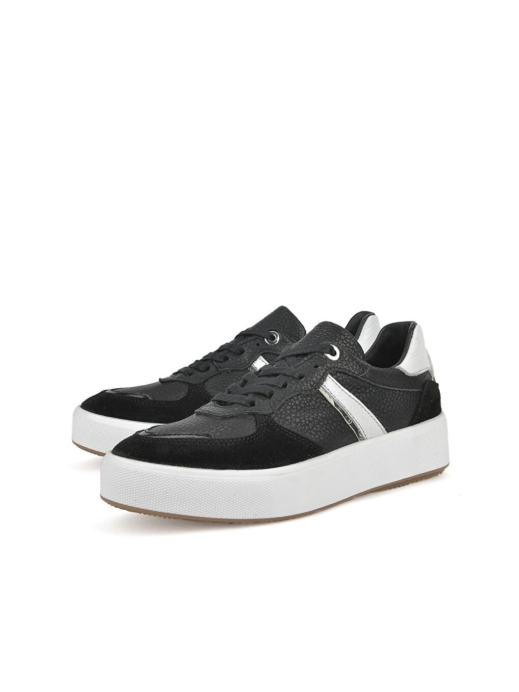 Kadın Hakiki Deri Sneaker 1231000 4586 Siyah-5